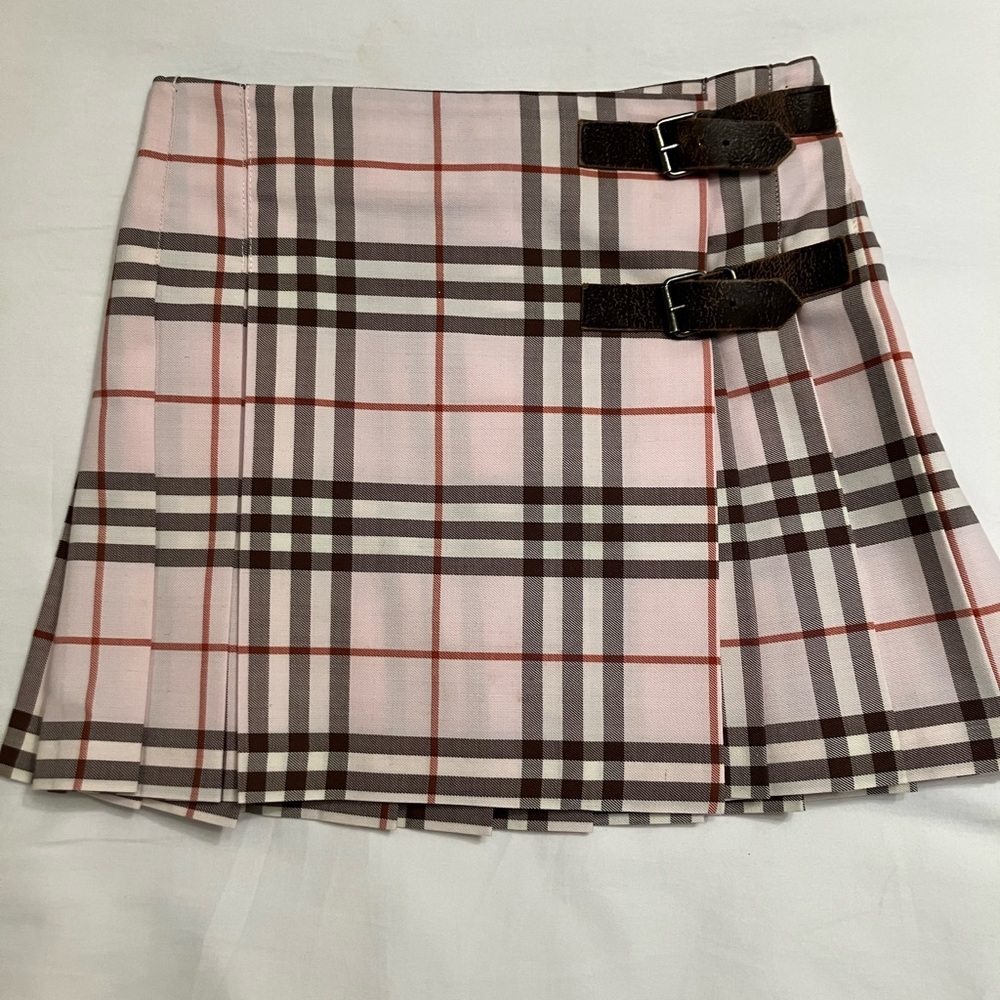 Burberry girls size 6 plaid skirt